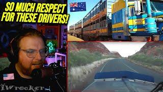 American Reacts to Up Close With An Australian Road Train - Ride Along