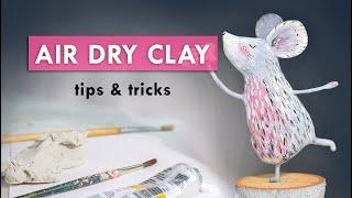 Air Dry Clay SCULPTURE - DIY HOME DECOR - easy projects and ideas - MOUSE