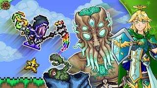 Terraria HEALER vs Master Mode MOON LORD!