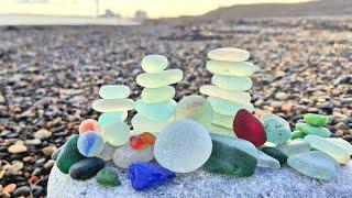 My BEST SEAGLASS HUNT for ages!!! MARBLES and more!!!