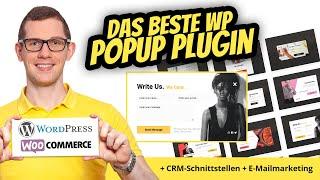 Das beste WordPress PopUp Plugin für alle Themes & Page Builder  Exit-Intent  Targeting uvm.