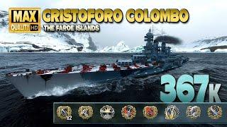 Battleship Cristoforo Colombo with a nice turnaround - World of Warships