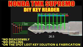 DIY KEY READER FOR HONDA MOTORCYCLE, NO DRILLING, NO DISMANTLING, ON THE SPOT KEY FABRICATION