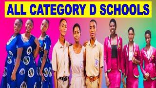 All Category D Schools in Ghana by Region