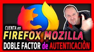 Google Authenticator 23º ⭐ Doble factor de autenticación en cuenta de FIREFOX - 2024