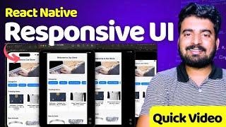 React Native Responsive UI  | Engineer Codewala