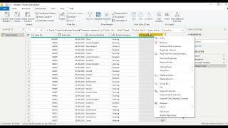 For each group creating row numbers using power query editor