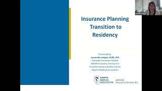 Insurance Planning: Transition to Residency