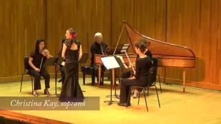 Christina Kay, soprano singing from Teseo in the Handel Aria Competition 2016