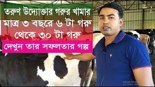 তরুণ উদ্যোক্তাদের গরুর খামার I Cow farm in bangladesh I How To Start Dairy Farm Business