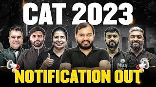 CAT 2023 Notification Out | Important dates | Eligibility | Exam Pattern |