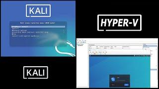 How to install kali linux on microsoft hyper-v