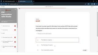 UI Path RPA Developer -- PDF Automation with Studio
