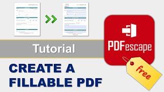 Create a fillable PDF form for free – step by step tutorial