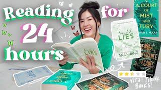 Reading VIRAL TikTok Books for 24 HOURS!  | 24 Hour Readathon (*spoiler-free!*)