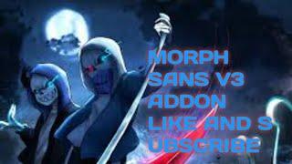 | MINECRAFT | MORPH SANS V3 UPDATE ADDON!!!!!