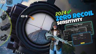 ZERO RECOIL BEST SENSITIVITY SETTINGS  For All Devices Gyroscope And Non Gyro | PUBG/BGMI 