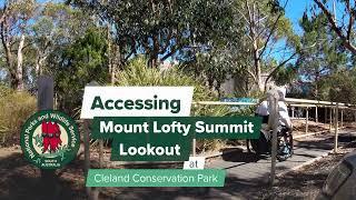 Accessing Mt Lofty Summit