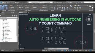 How to Create Auto Numbering in AutoCAD | autocad trick hack