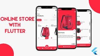 ONLINE STORE APP UI USING FLUTTER SPEED CODE UI CHALLENGE