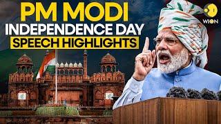 PM Modi Independence Day speech highlights: Viksit Bharat by 2047, UCC to 75K more medical seats