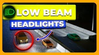 How to Use Low Beam Headlights - Car Lights DRIVING TIPS