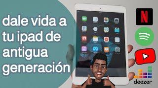 actualiza tu ipad 9.3.5  instalando YouTube. Netflix. juegos  y mucho más