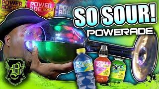 Every Powerade Sour Chug Out Of A Huge Glass!