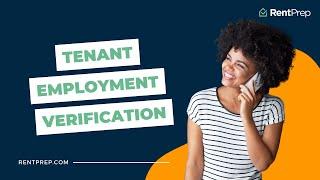 How To Verify Tenant Employment