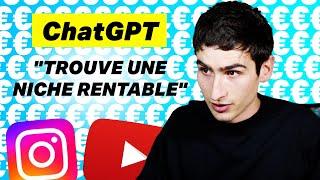 Trouver une niche rentable avec ChatGPT