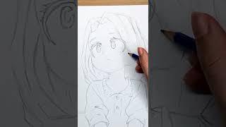 Drawing Eri - My Hero Academia with marker #shorts