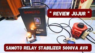 REVIEW JUJUR SAMOTO Relay Stabilizer 5000VA AVR  apa benar PERALATAN ELEKTRONIK RUMAH DI JAMIN AMAN