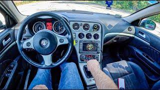 2008 Alfa Romeo 159 Sportwagon [2.4 JTDM 20v 200HP] |0-100| POV Test Drive #1842 Joe Black