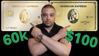 American Express Gold Card - 60k + $100 Intro Offer