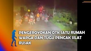 MAGETAN - Pengeroyokan OTK Satu Rumah Warga Dan Tugu Pencak Silat Rusak