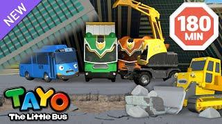 The Warm-hearted Strong Heavy Vehicles | Cartoon for Kids | Tayo English Episodes