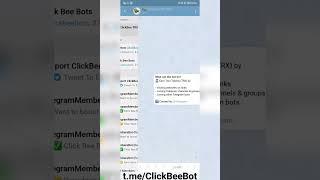 Free Crypto On Telegram - @ClickBeeBot #crypto #bot