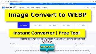 JPG to WEBP Format 2024 | PNG To WEBP | Image Convert to WEBP | Convert PNG To WEBP