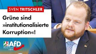 Grüne sind „institutionalisierte Korruption“! – Sven Tritschler (AfD)