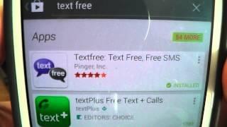 how to send free text messages with textfree app