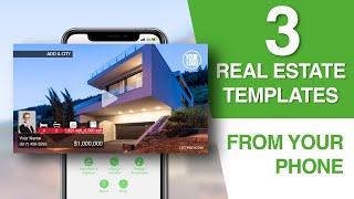 [APP] 3 Video Templates To Modernize Your Listings - Real Estate Video App