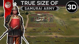 True Size of a Samurai Army [c. 1600] 3D DOCUMENTARY