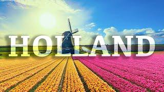 Netherlands in 4K.  The Best  Aerials of Holland landscapes & scenics  Long Trip to Netherlands