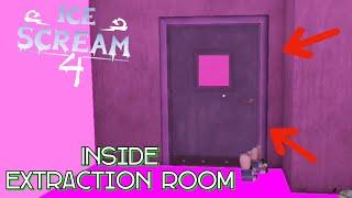 Inside The Pink Extraction Room In Ice Scream 4 | New Secret