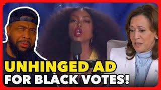 UNHINGED Taraji PANDERS For BLACK VOTES In CRINGE Kamala Harris AD