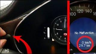 Mercedes W219, W211 Dashboard Illumination Adjustment / How to Reset Daily Mileage on W211, W219