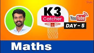 KTET -3 CATCHER  || MATHS || DAY 5