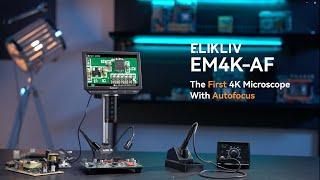 Elikliv's First Autofocus Digital Microscope with Screen | EM4K-AF Series