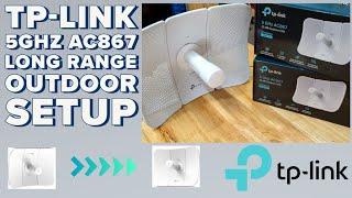 TP-Link 5GHz AC867 Long Range Outdoor Setup