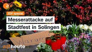 Messerattacke auf Stadtfest - Schock und Trauer I ZDF spezial